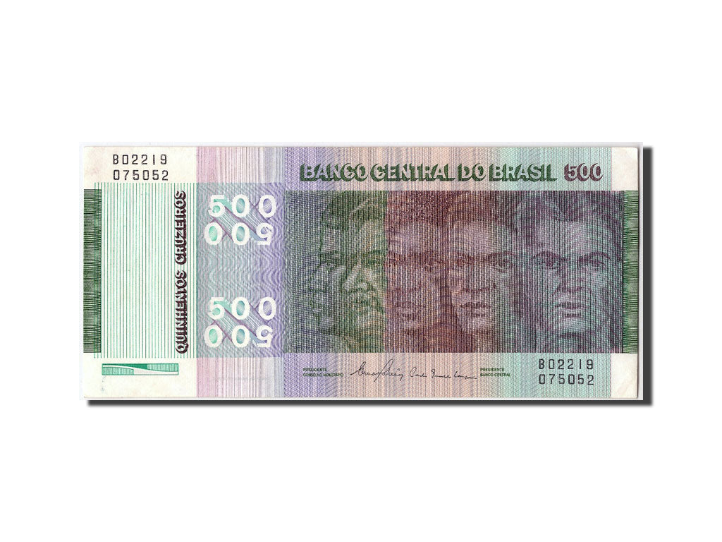Brazil, 500 Cruzeiros, KM #196Ac, UNC(63), B02219075052