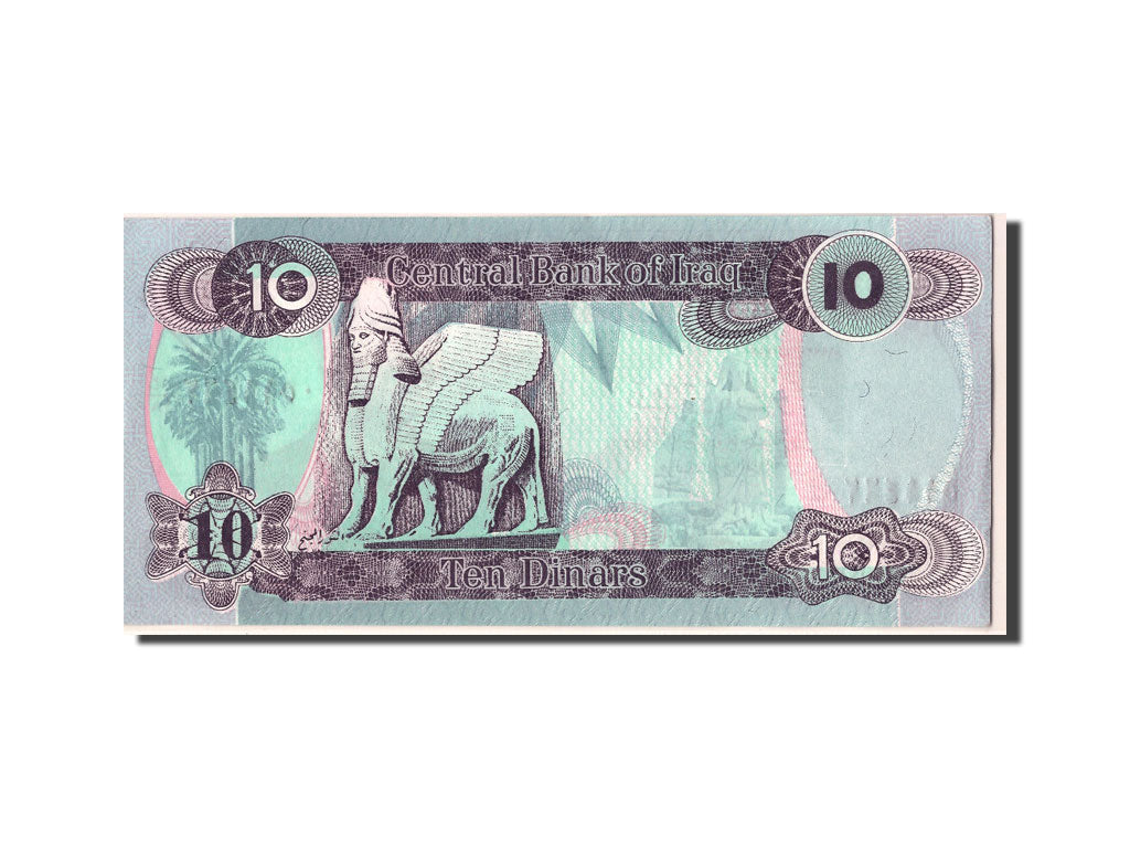 Iraq, 10 Dinars, 1921, KM #81, UNC(65-70)