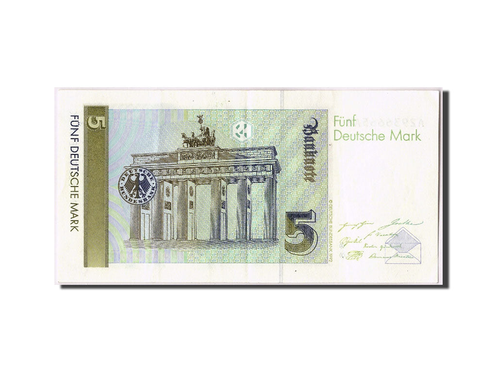 Germany - Federal Republic, 5 Deutsche Mark, 1991, KM #37, 1991-08-01,...