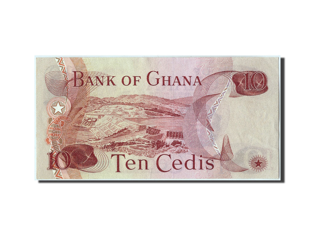 Ghana, 10 Cedis, 1978, KM #16f, 1978-01-02, UNC(63), U/I 2880977