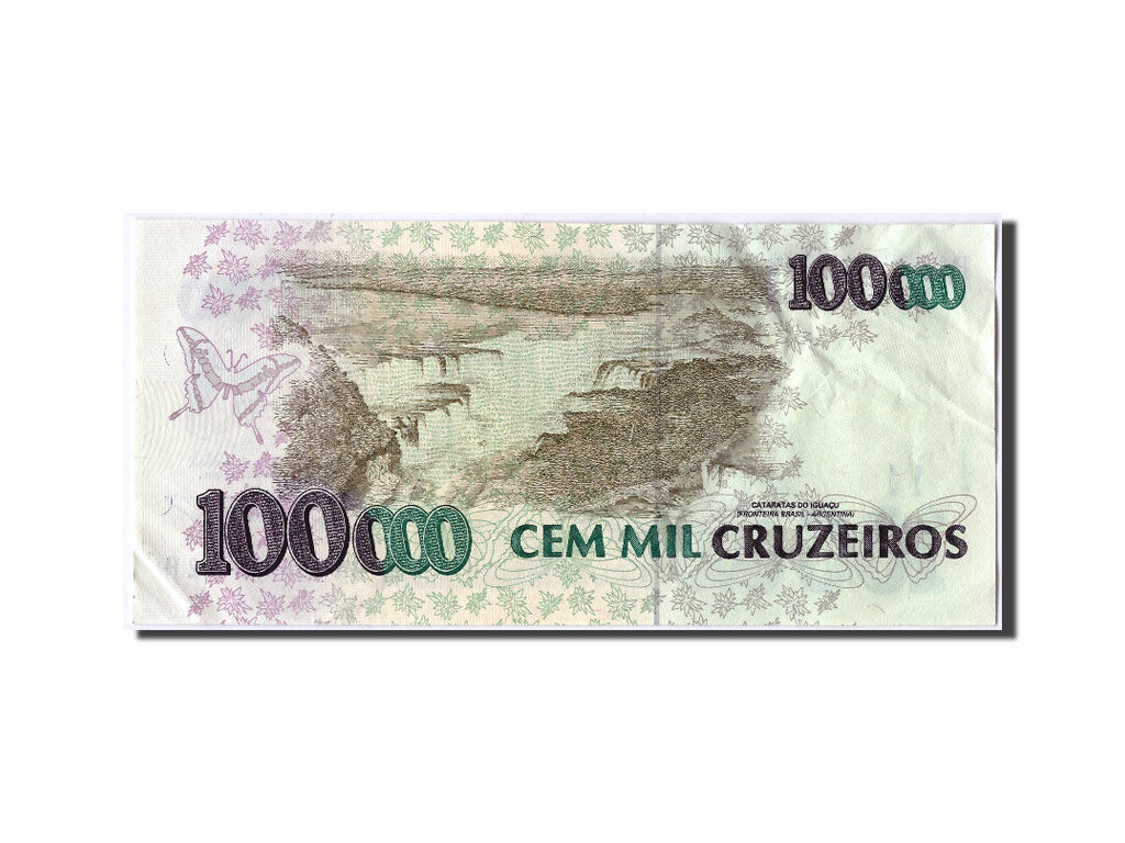 Brésil, 100 000 Cruzeiros type Colibri