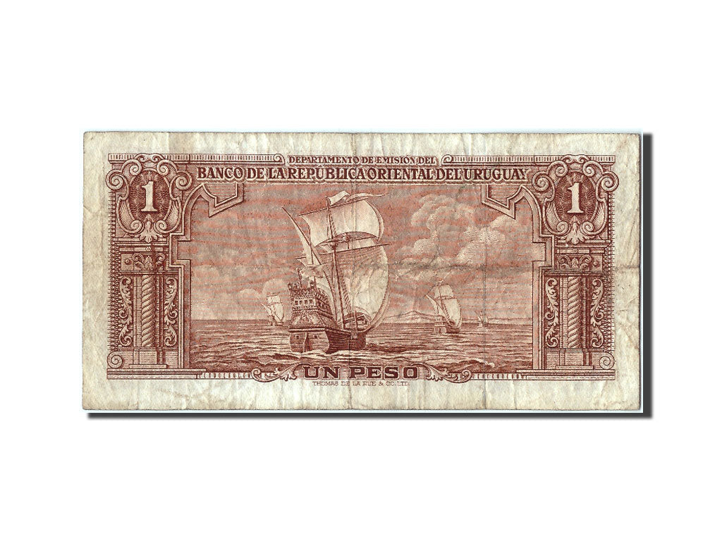 Banknote, Uruguay, 1 Peso, 1939, VF(20-25)