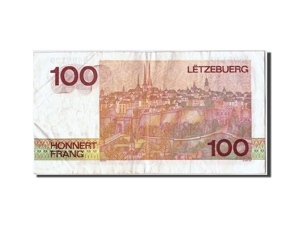 Luxembourg, 100 Francs, KM #58b, EF(40-45), N898139