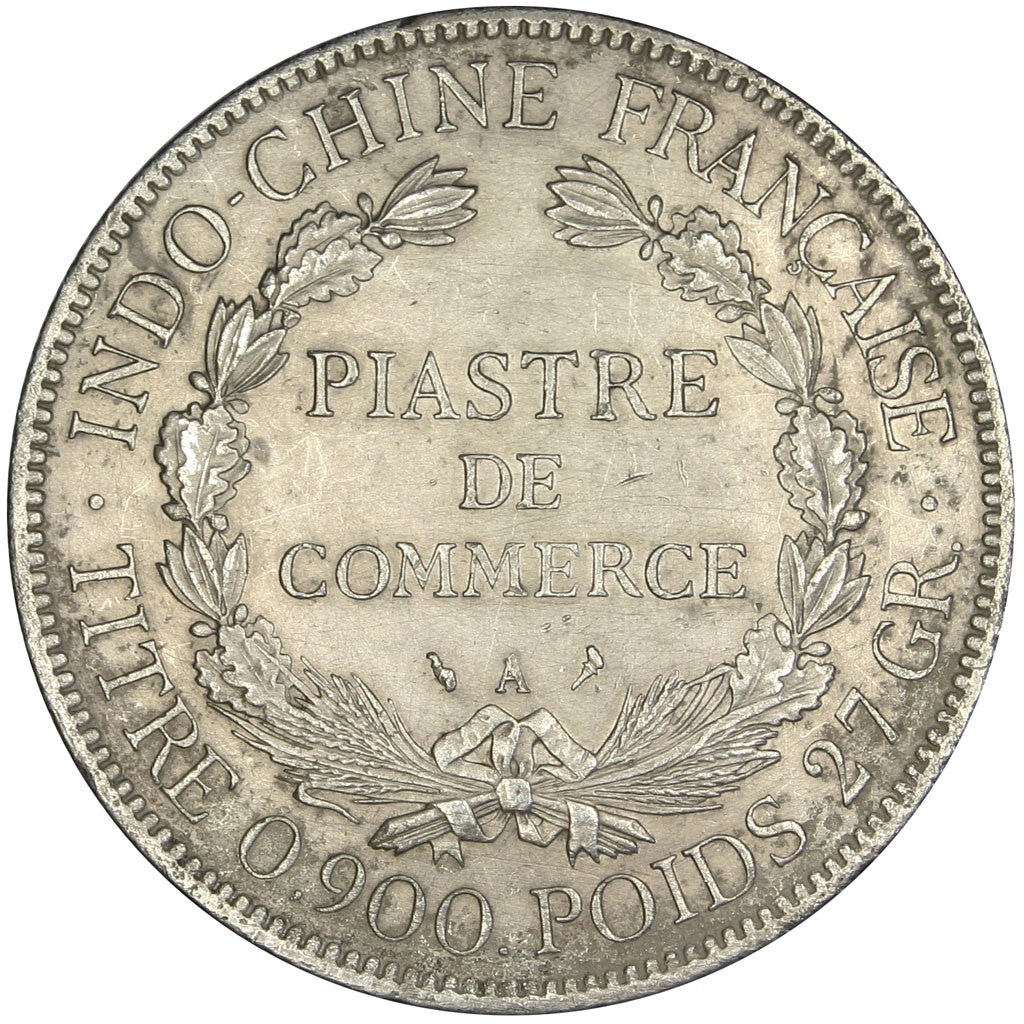 Coin, French Indochina, Piastre, 1903, Paris, AU(50-53), Silver, Lecompte:286