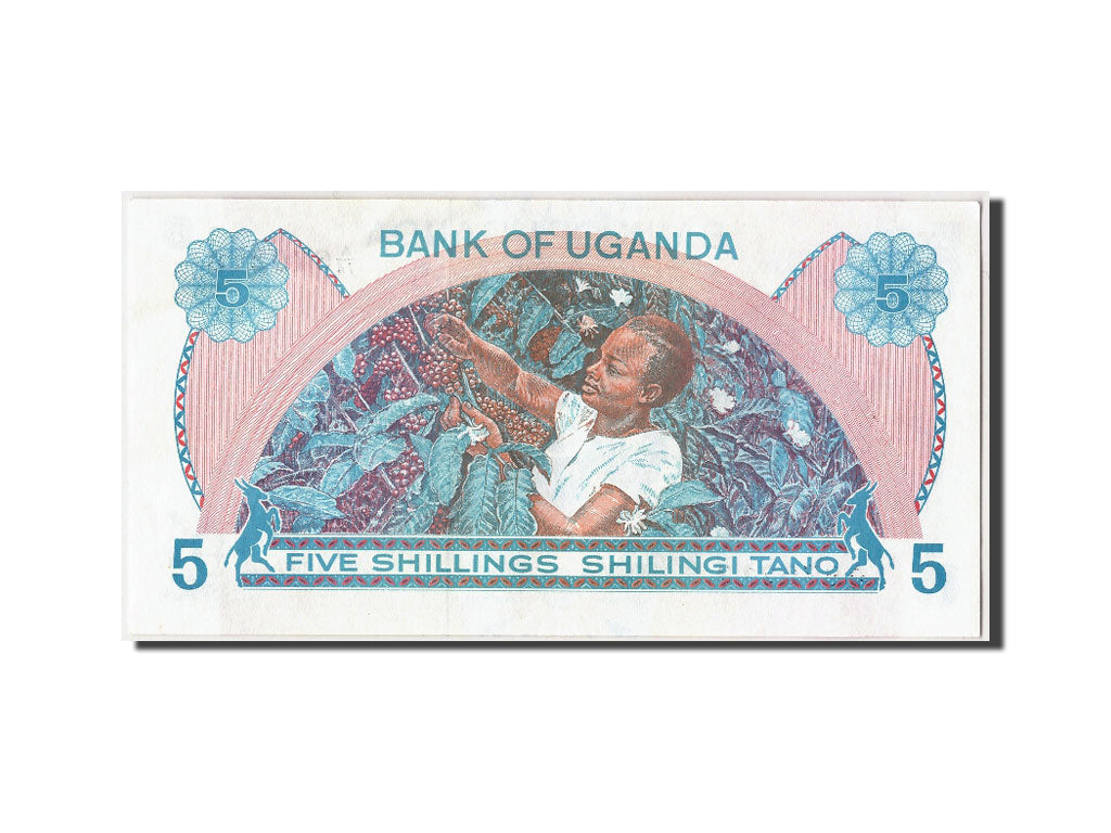 Billete, 5 Shillings, Uganda, SC