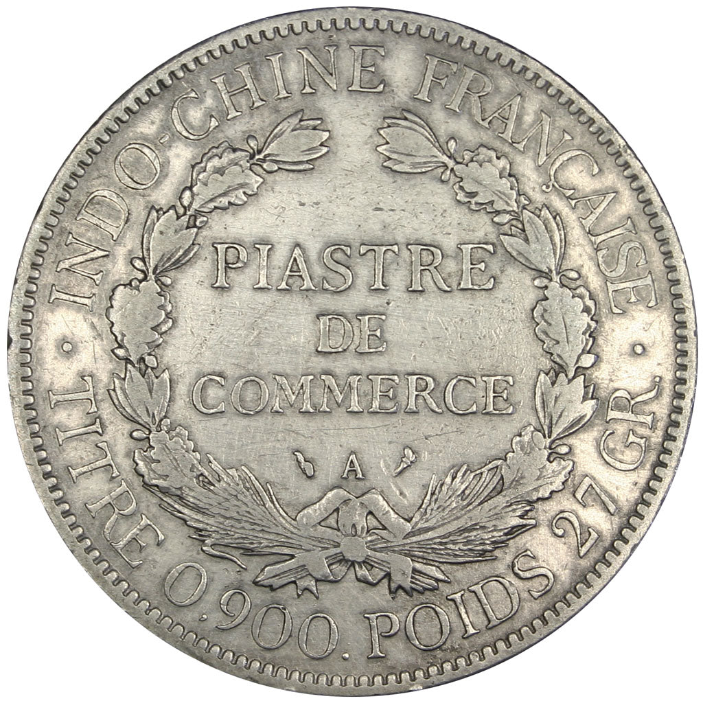 Indochine, 1 Piastre, 1908 A