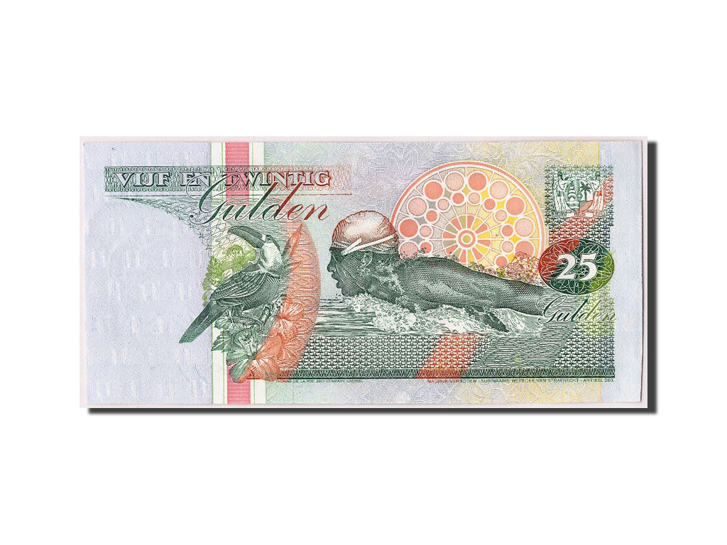 Suriname, 25 Gulden, 1991, KM #138a, 1991-07-09, UNC(63), AD052340