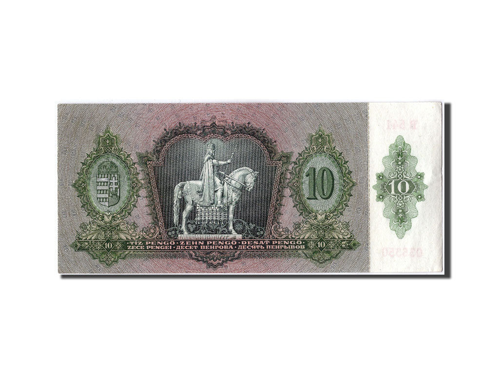 Banknote, Hungary, 10 Pengö, 1936, 1936-12-22, UNC(63)