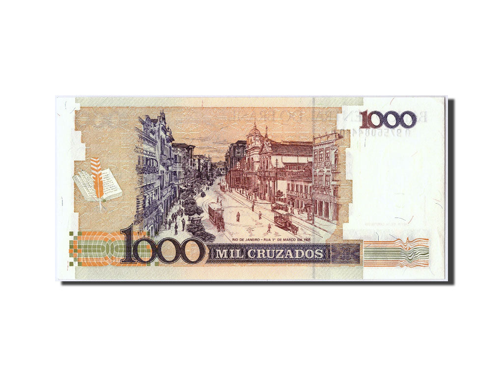 Banconote, Brasile, 1000 Cruzados, SPL