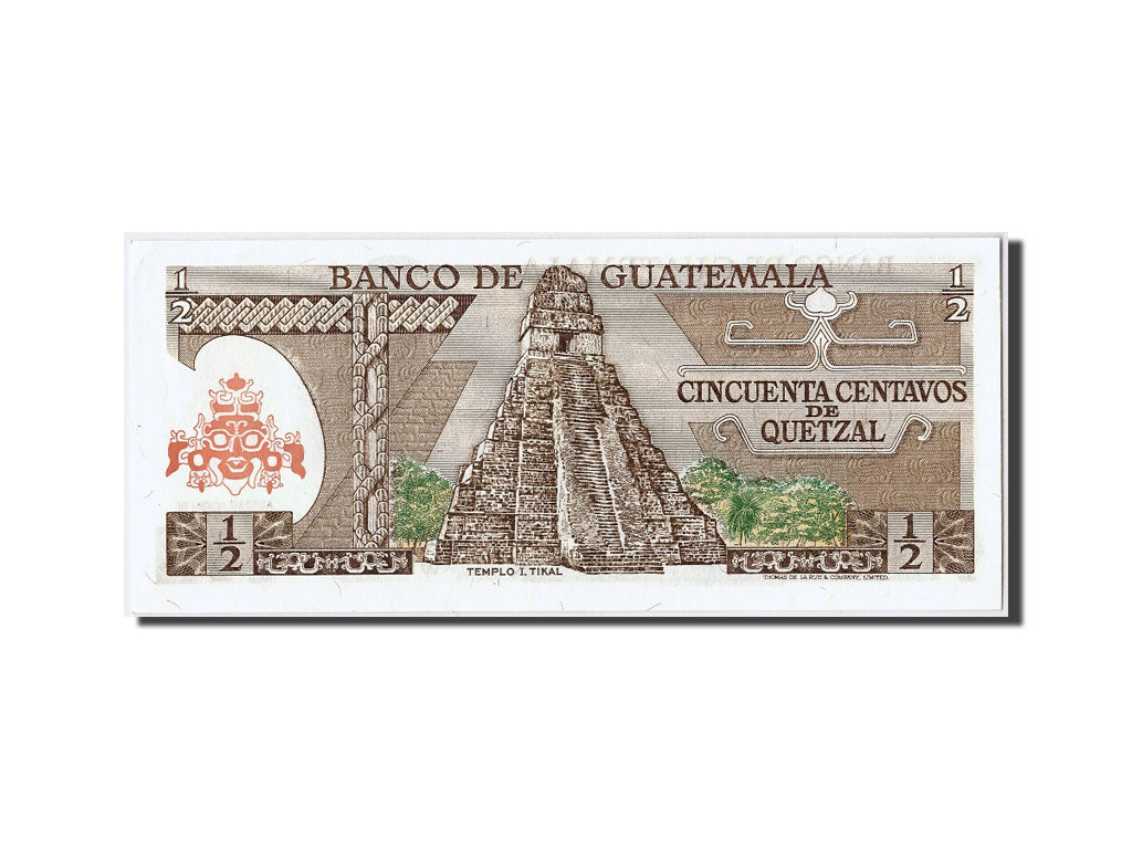 Guatemala, 1/2 Quetzal, 1983, KM #58c, 1983-01-06, UNC(63), W5221647