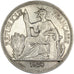 Indochine, 1 Piastre, 1924, Paris, EF(40-45), Silver, Lecompte #300, 26.95