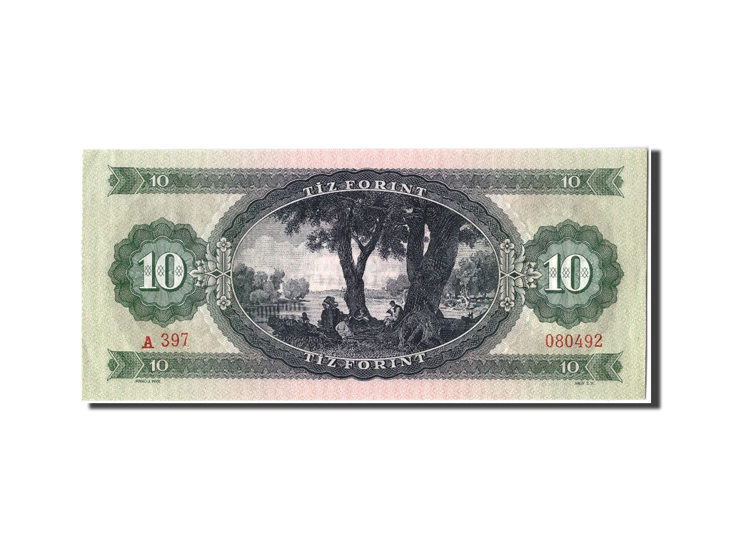 Banknote, Hungary, 10 Forint, 1969, 1969-06-30, UNC(63)