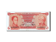 Banknote, Venezuela, 5 Bolivares, 1989, 1989-09-21, UNC(63)