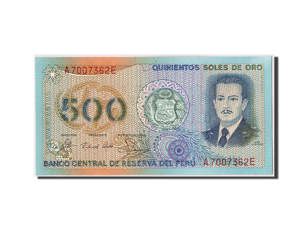 Banknote, Peru, 500 Soles De Oro, 1982, 1982-03-18, UNC(65-70)