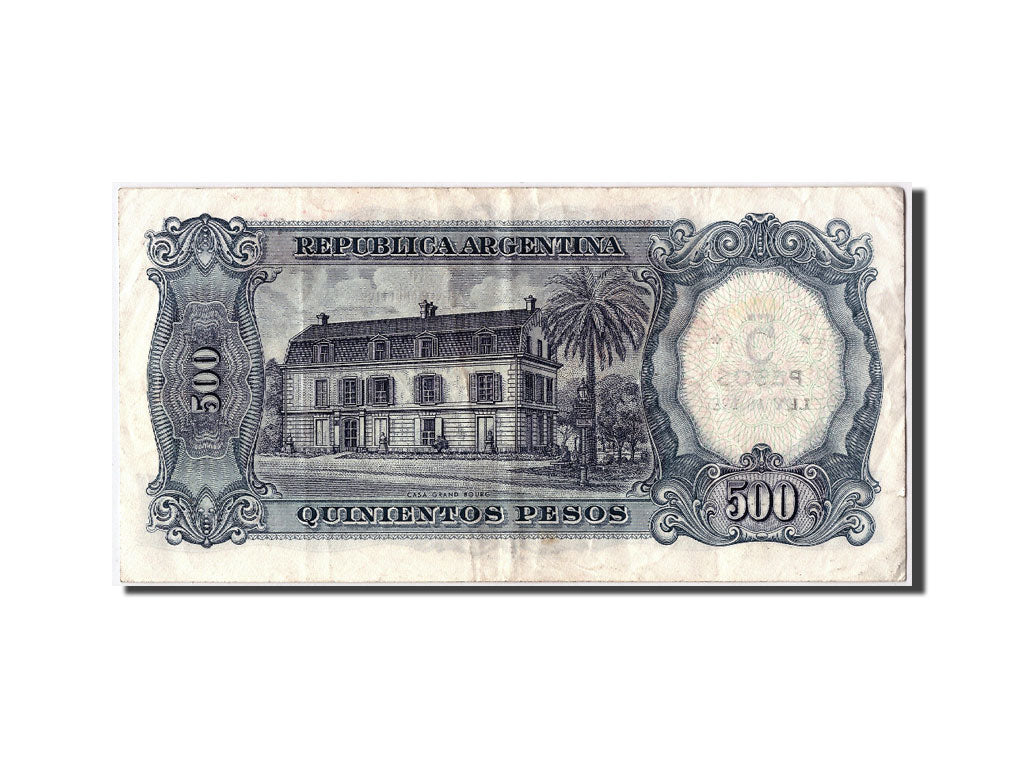 Argentina, 5 Pesos on 500 Pesos, KM #283, EF(40-45), 79365787A