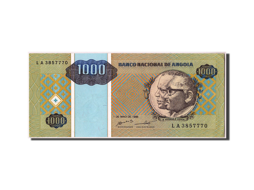 Angola, 1000 Kwanzas Reajustados, 1995, KM #135, 1995-05-01, UNC(63), LA3857770