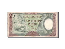 Billet, Indonésie, 25 Rupiah, 1958, TTB