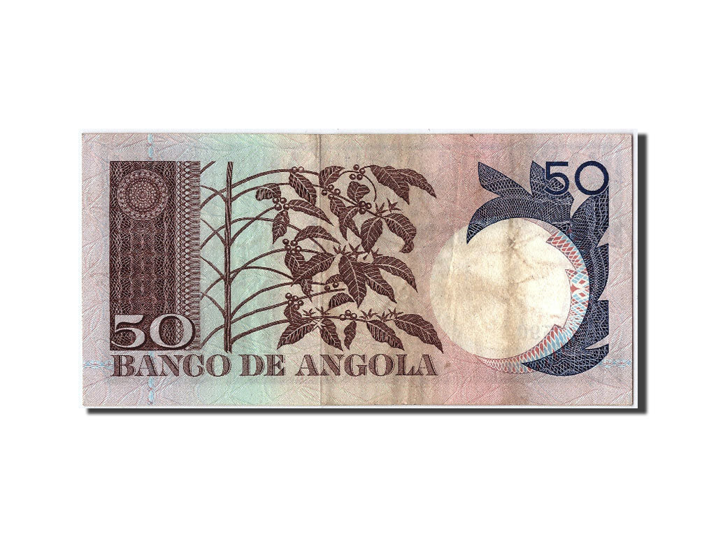 Angola, 50 Escudos, 1973, KM #105a, 1973-06-10, VF(30-35), 7J19590