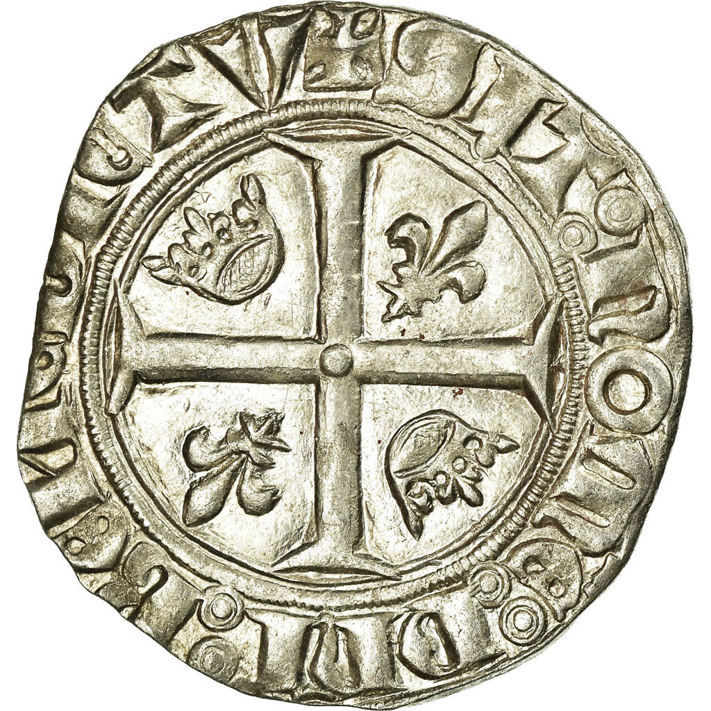 Coin, France, Blanc, Romans, AU(55-58), Billon, Duplessy:377A