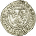Moneta, Francia, Charles VI, Blanc, Montpellier, BB+, Biglione, Duplessy:377A
