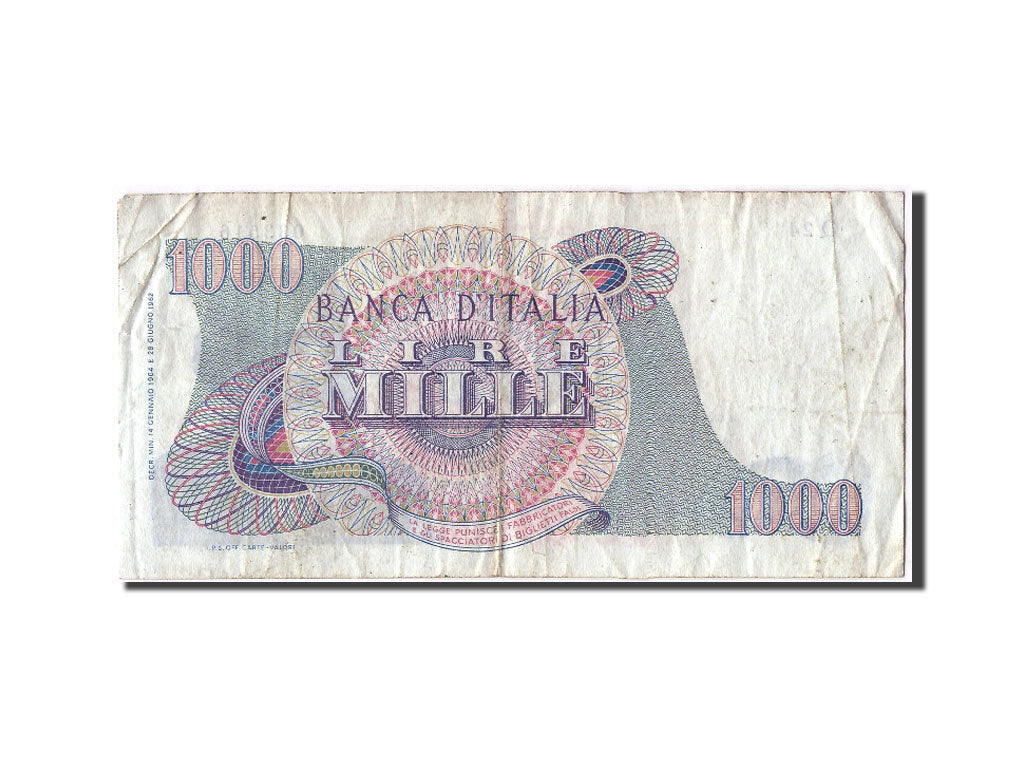 Banknote, Italy, 1000 Lire, 1964, 1964-01-14, VF(20-25)