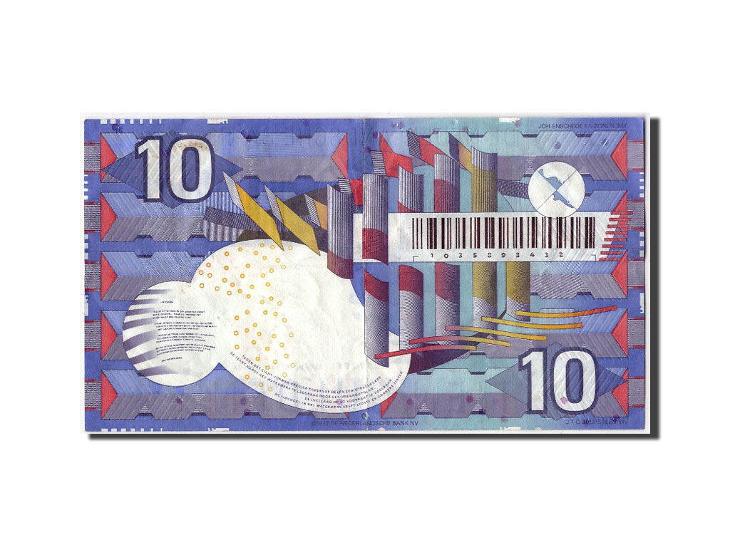 Netherlands, 10 Gulden, 1997, KM #99, 1997-07-01, EF(40-45), 1035893432