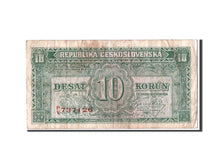 Czechoslovakia, 10 Korun, KM #60a, F(12-15), PV 737126
