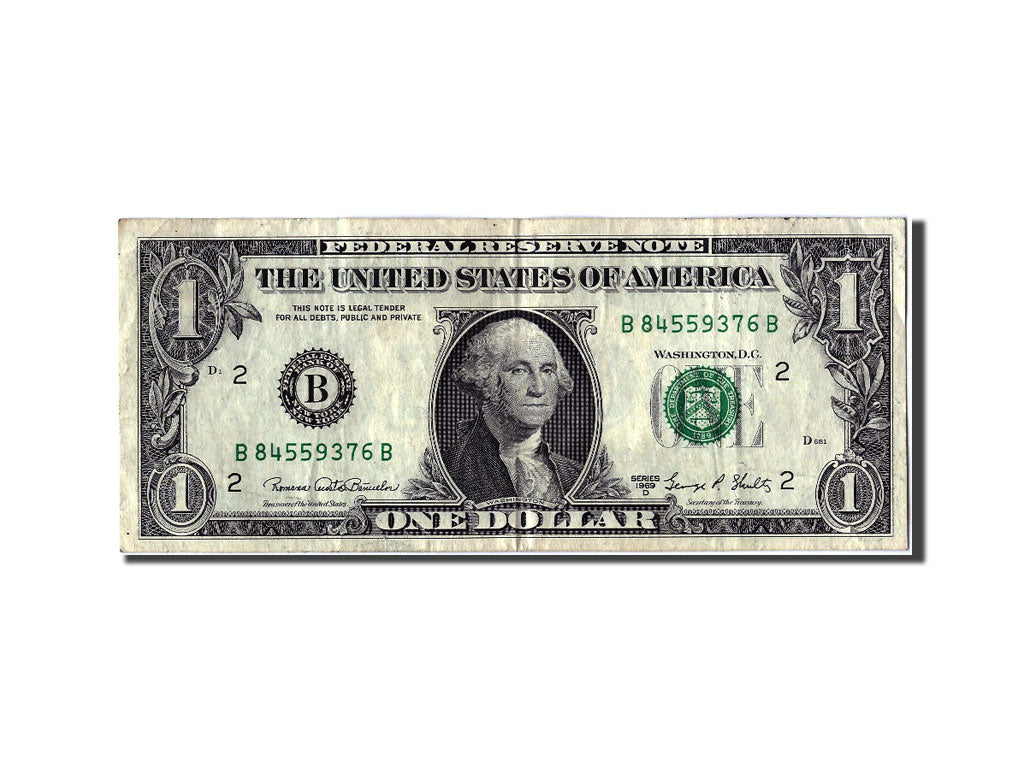 United States, One Dollar, 1969, KM #1562, VF(30-35), B84559376B
