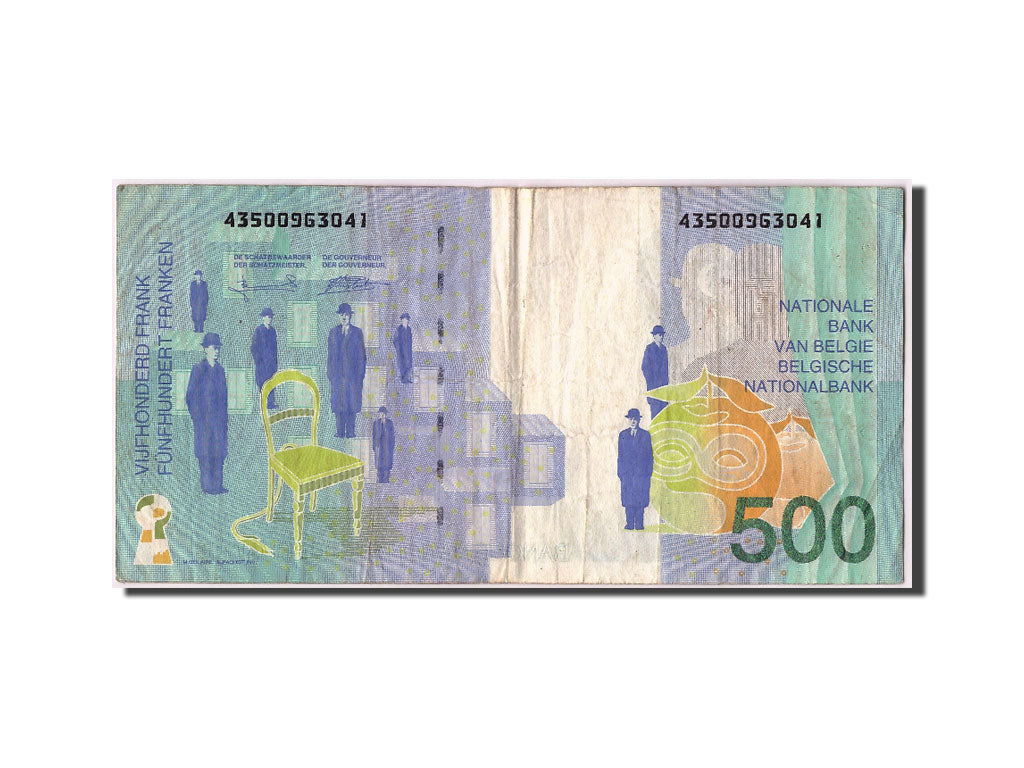 Belgium, 500 Francs, KM #149, VF(30-35), 43500963041