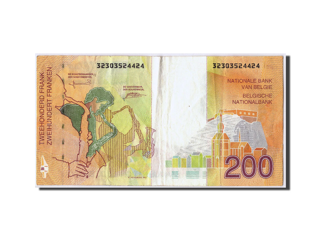 Belgium, 200 Francs, EF(40-45)