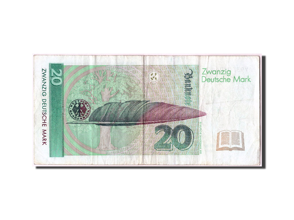 Banknote, GERMANY - FEDERAL REPUBLIC, 20 Deutsche Mark, 1993, 1993-10-01