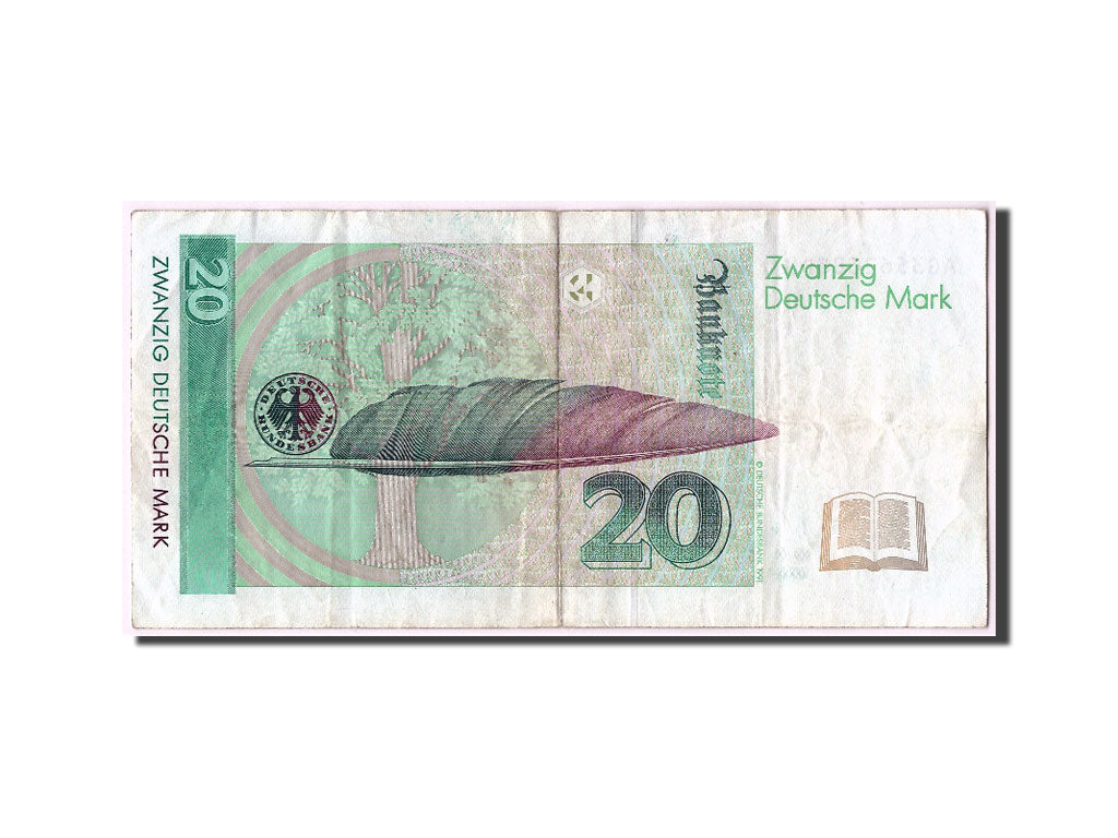 Banknote, GERMANY - FEDERAL REPUBLIC, 20 Deutsche Mark, 1991, 1991-08-01