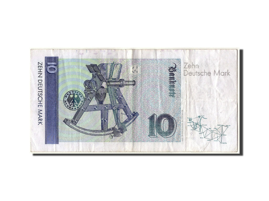 Germany - Federal Republic, 10 Deutsche Mark, 1993, KM #38c, 1993-10-01,...