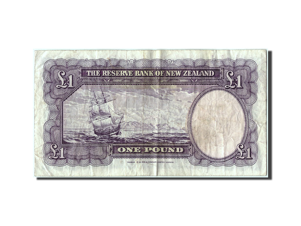 New Zealand, 1 Pound, KM #159c, VF(20-25), 257 424670