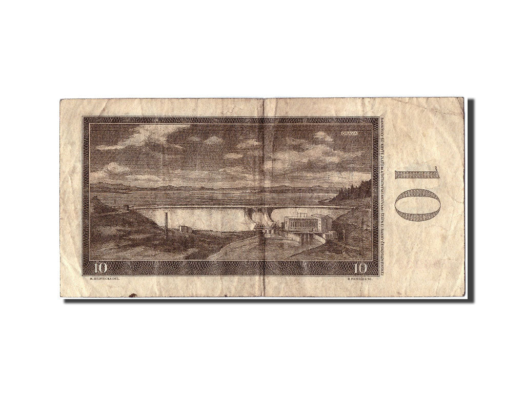 Banknote, Czechoslovakia, 10 Korun, 1960, VF(20-25)