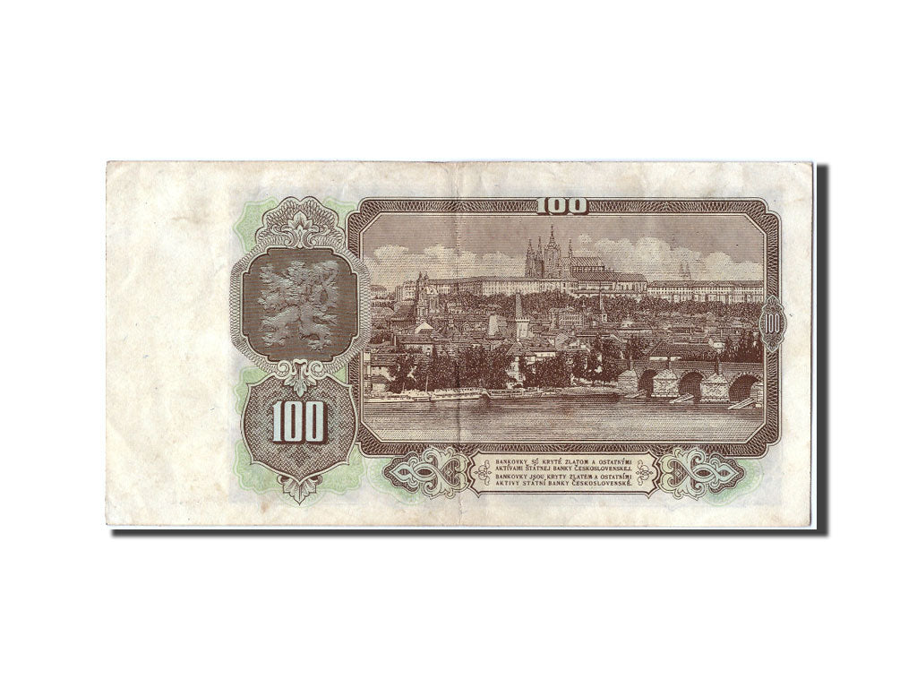 Czechoslovakia, 100 Korun, 1953, KM #86b, EF(40-45), XC 046797