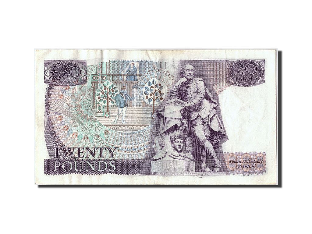 Billete, 20 Pounds, Gran Bretaña, MBC