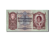 Banknot, Węgry, 50 Pengö, 1932, 1932-10-01, VF(30-35)
