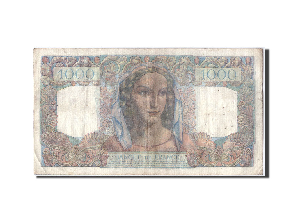 FRANCE, 1000 Francs, 1 000 F 1945-1950 ''Minerve et Hercule'', 1945,...