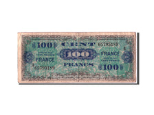 Biljet, Frankrijk, 100 Francs, 1945 Verso France, 1945-06-04, B+