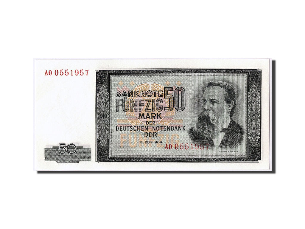 Germany - Democratic Republic, 50 Mark, 1964, KM #25a, UNC(65-70), AO 0551957