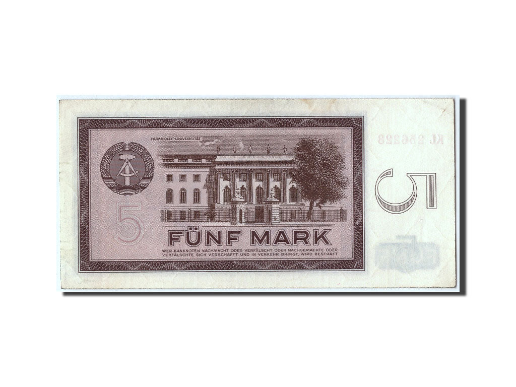Germany - Democratic Republic, 5 Mark, 1964, KM #22a, UNC(60-62), KL 256223