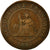 Moneta, Indocina francese, Cent, 1894, Paris, MB, Bronzo, Lecompte:45