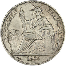 Indocina francese, 50 Cents, 1936, Paris, BB+, Argento, Lecompte:261