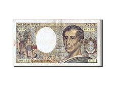France, 200 Francs, 200 F 1981-1994 ''Montesquieu'', 1992, KM #155e, VF(20-25),.