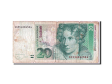 GERMANIA - REPUBBLICA FEDERALE, 20 Deutsche Mark, 1993, 1993-10-01, B