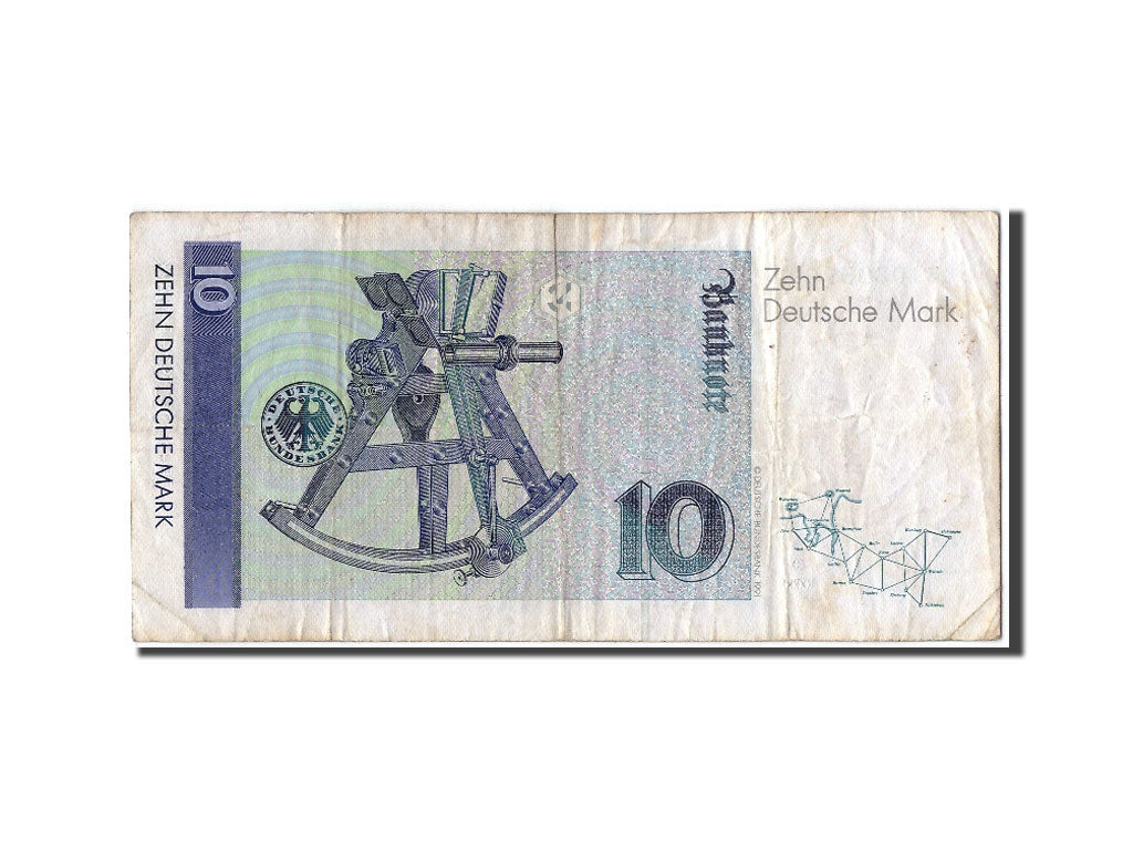 Germany - Federal Republic, 10 Deutsche Mark, 1993, KM #38c, 1993-10-01,...