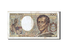 Banknote, France, 200 Francs, 200 F 1981-1994 ''Montesquieu'', 1989, VF(20-25)