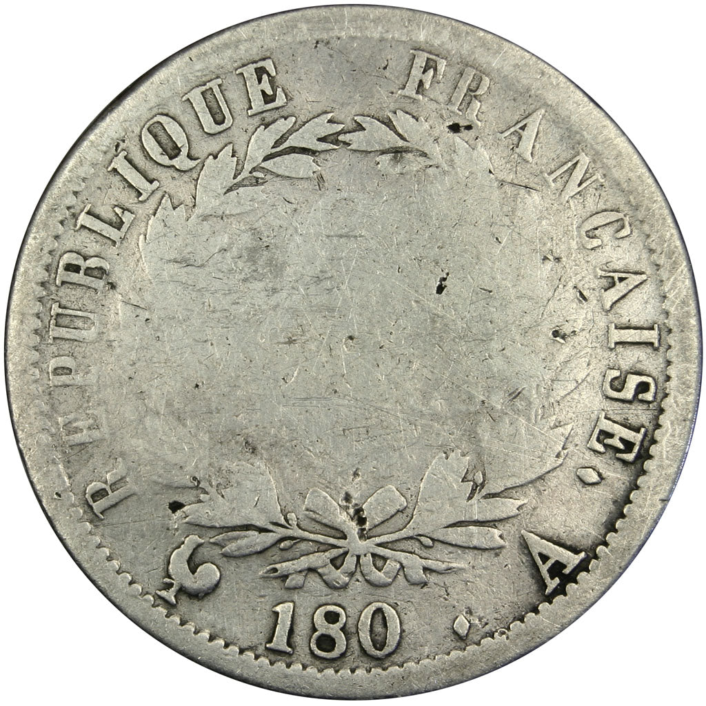 FRANCE, 2 Francs, Paris, VG(8-10), Silver, Gadoury #500, 9.44