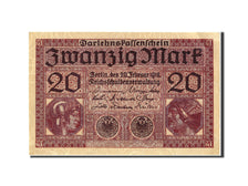 Banknote, Germany, 20 Mark, 1918, 1918-02-20, AU(55-58)